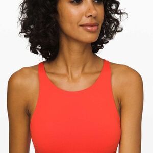 Lululemon Free To Be High Neck Bra Red | Size 8 | Strappy Back Light Support |